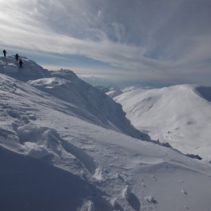 Zimní Fagaraš - Nejvyšší rumunské pohoří, přezdívané též Deštivé hory.