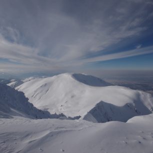 Zimní Fagaraš - Nejvyšší rumunské pohoří, přezdívané též Deštivé hory.