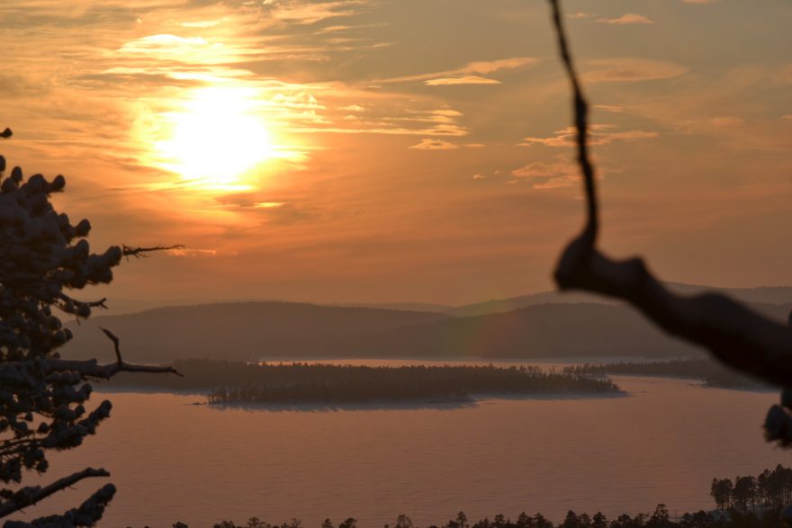 Západ slunce nad Inari (2)