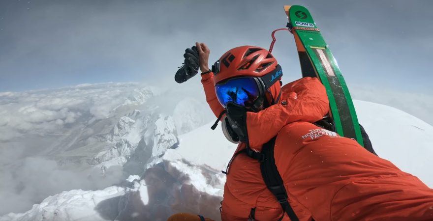 Hilaree Nelson na vrcholu Lhotse