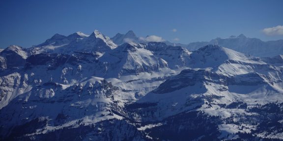 Výstup na čtyřku Fiescherhorn v Bernských Alpách