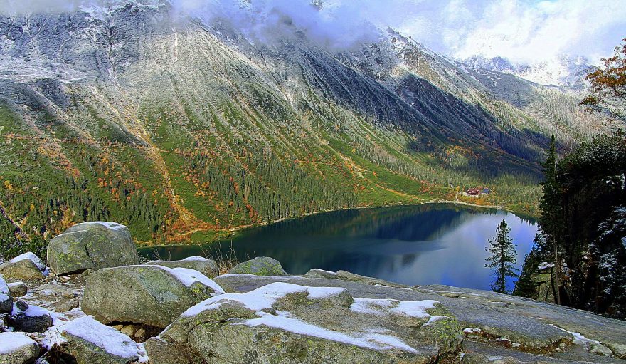 Jezero Morskie oko, Vysoké Tatry, Polsko 3