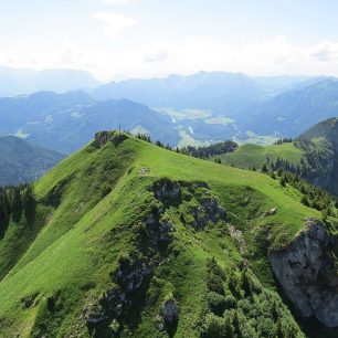 Hochgern, Chiemgauské Alpy, Německo.