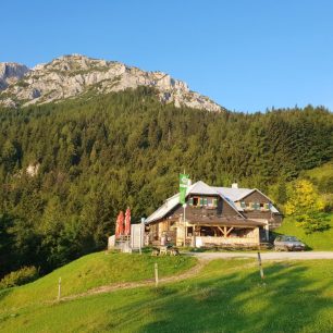 Edelweisshütte, Schneeberg, Alpy, Rakousko