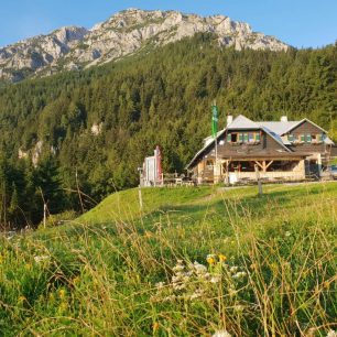 Edelweisshütte, Schneeberg, Alpy, Rakousko