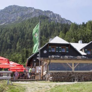 Edelweisshütte, Schneeberg, Alpy, Rakousko