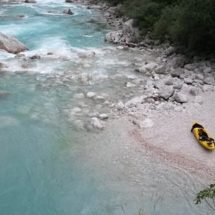 Divoká voda, Soča, Julské Alpy, Slovinsko