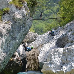 Canyoning, Soča, Julské Alpy, Slovinsko