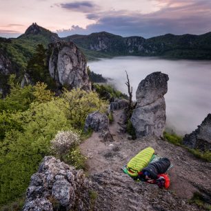 Bivak u Sulovských Skal, Slovensko. Foto Roman Martiník