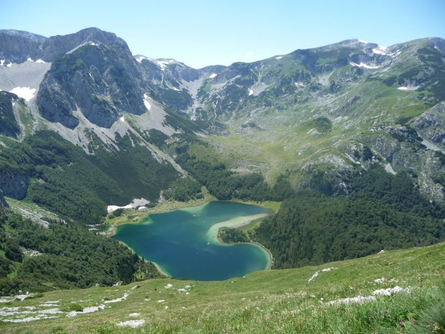 Výhledy na Trnovačko jezero, Bosanski Maglič, Bosna a Hercegovina, Balkán