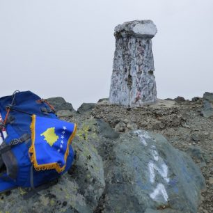 Vrchol Gjeravice, Djeravica, Prokletije, Kosovo, Balkán