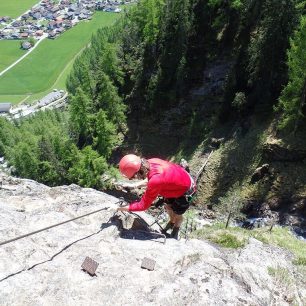 ferata Klettersteig Lehner Wasserfall, Otztal