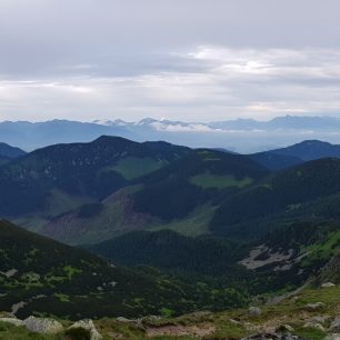 Výhledy na Vysoké Tatry od Ďumbieru (2043)