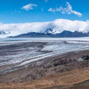 Jižní patagonské ledové pláně. Huemul Circuit, Patagonie