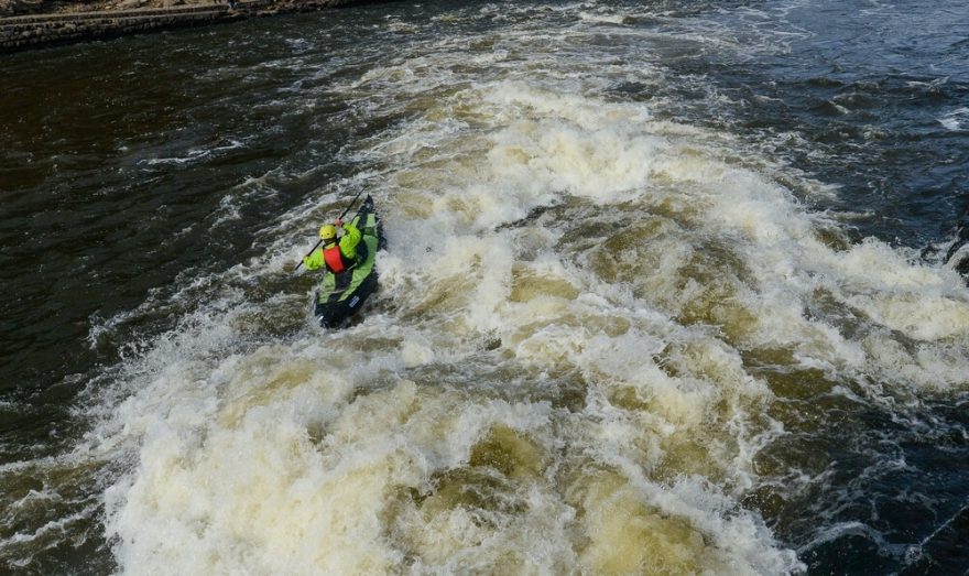 Rush jsme vytáhli i na vodu vyšší obtížnosti, než je určen