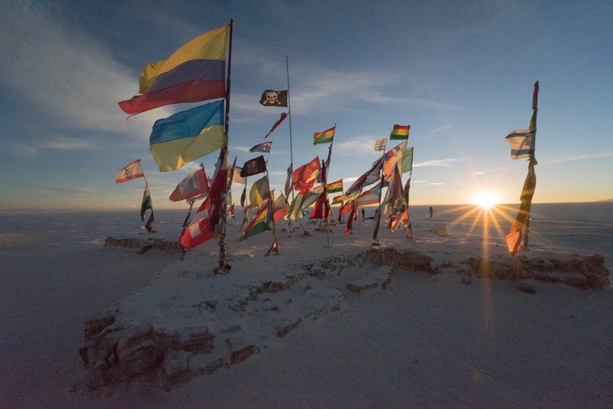 Největší slaná pláň na světě Salar de Uyuni, Bolívie