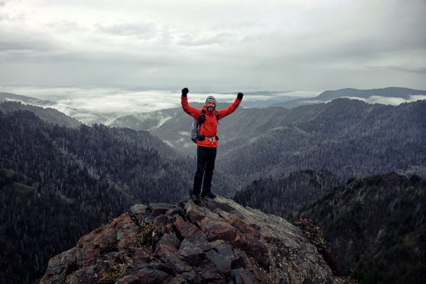 Petr Kosek na Appalachian Trailu.