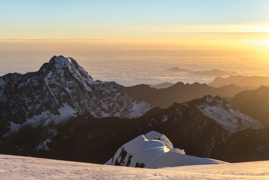 Výstup na Huayna Potosí (6 088 m), Bolívie