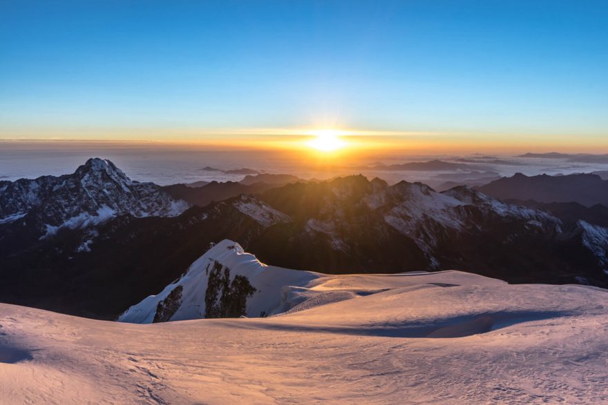 Výstup na Huayna Potosí (6 088 m), Bolívie