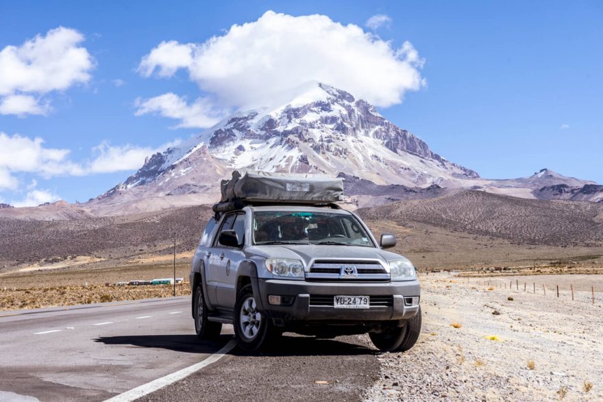 Národní park Sajama v Bolívii