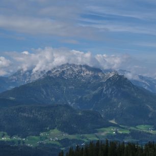 Výhledy z Via ferraty Intersport Donnerkogel Klettersteig