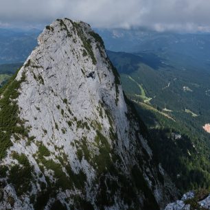 Výhledy z Via ferraty Intersport Donnerkogel Klettersteig