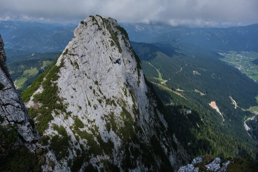 Výhledy z Via ferraty Intersport Donnerkogel Klettersteig