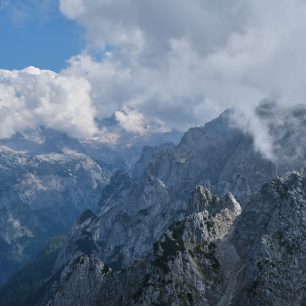 Výhledy z Via ferraty Intersport Donnerkogel Klettersteig