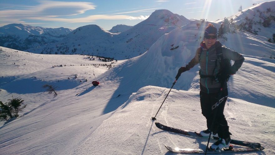 Výstup na vrchol Hochstadl na skialpech