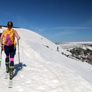 Dubnové krkonošské skialpování s batohem Ferrino Rutor 25