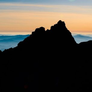 Večerní horská romantika, Vysoké Tatry, Slovensko.