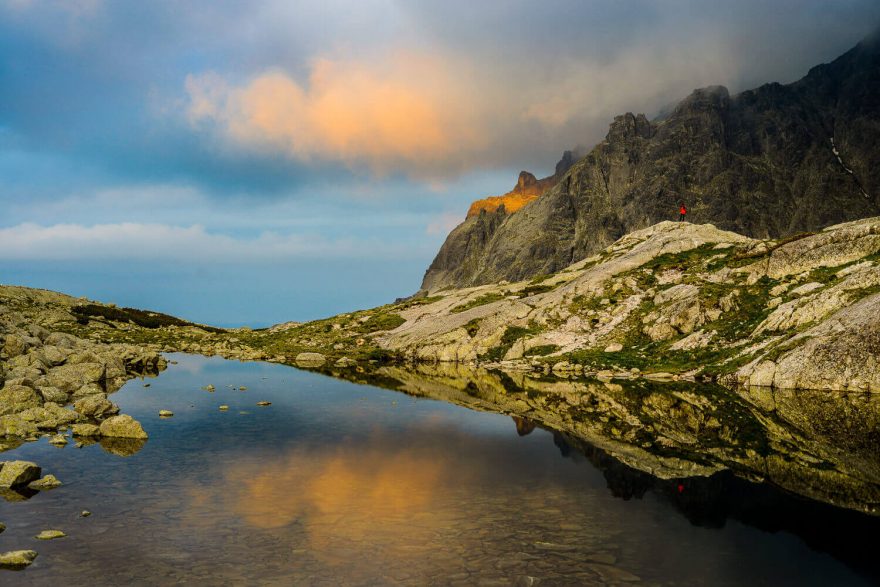 Podvečerní horská romantika, Vysoké Tatry, Slovensko.