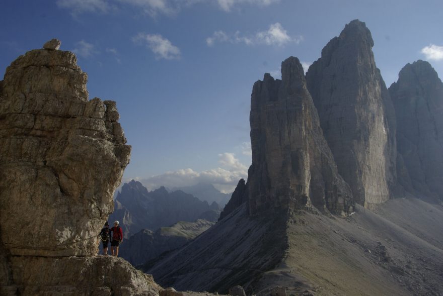 Výhledy na ikonické Tre Cime di Lavaredo, via ferraty Dolomity