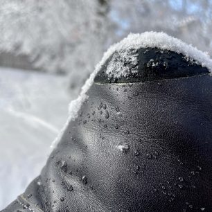 Kvalitní impregnace kůže bot Saltic Vintero.