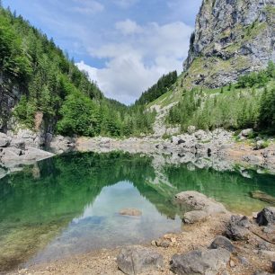 Črno jezero, Dolina Triglavských jezer, Julské Alpy, Slovinsko