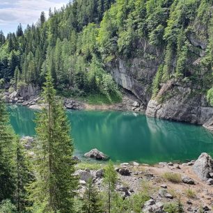 Črno jezero, Dolina Triglavských jezer, Julské Alpy, Slovinsko