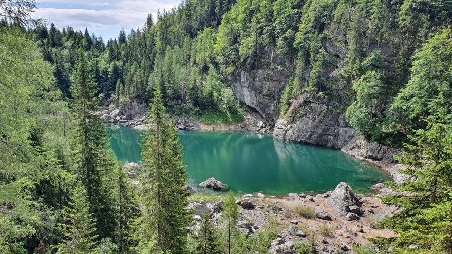 Črno jezero, Dolina Triglavských jezer, Julské Alpy, Slovinsko