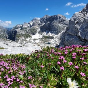 Výhled do Doliny Triglavských jezer, Julské Alpy, Slovinsko