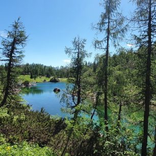 Dvojno jezero, Dolina Triglavských jezer, Julské Alpy, Slovinsko