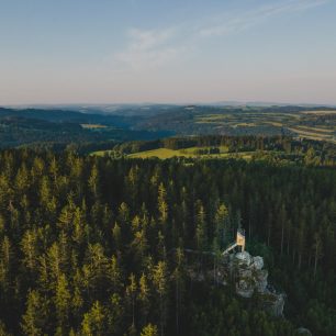 Vyhlídka Horník. Hlídka na Stráži, Rokytnice nad Jizerou, Krkonoše