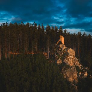 Vyhlídka Horník. Hlídka na Stráži, Rokytnice nad Jizerou, Krkonoše