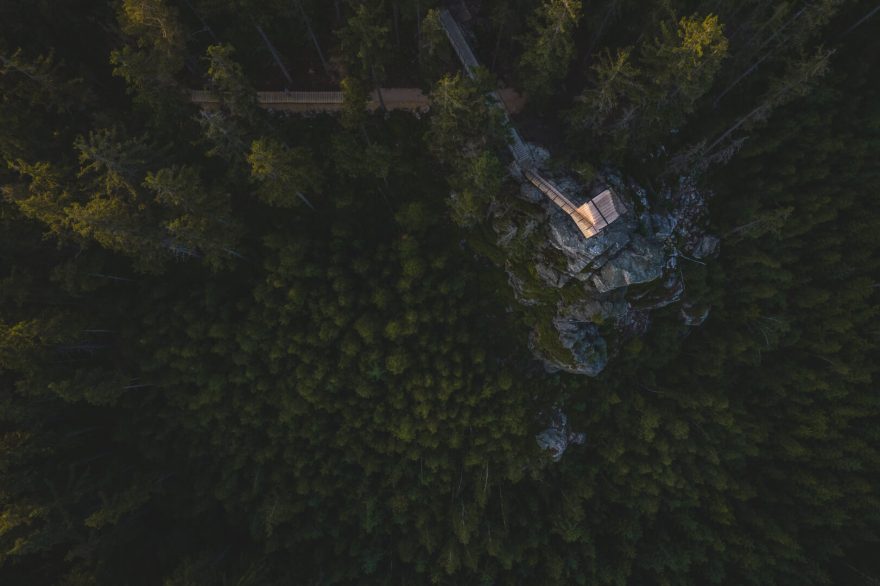 Vyhlídka Horník. Hlídka na Stráži, Rokytnice nad Jizerou, Krkonoše