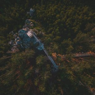 Vyhlídka Horník. Hlídka na Stráži, Rokytnice nad Jizerou, Krkonoše