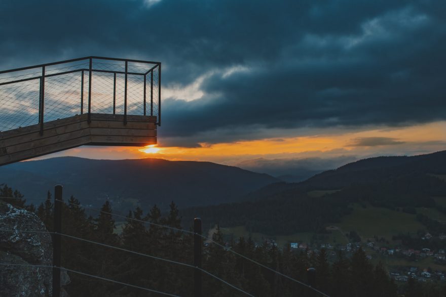 Vyhlídka Liška. Hlídka na Stráži, Rokytnice nad Jizerou, Krkonoše