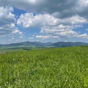 Den 15 - výhled na Králický Sněžník. Přeběh Severní stezky podél severní hranice ČR