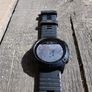 Mapa na hodinkách Garmin Fenix 6X PRO