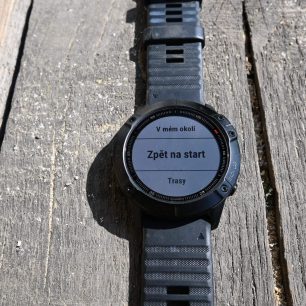 Navigování Zpět na start - Garmin Fenix 6X PRO