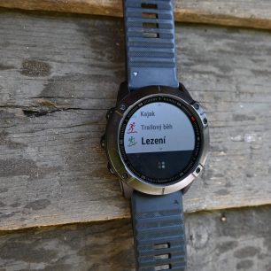 Oblíbené aktivity jako první v nabídce - Garmin Fenix 6X PRO