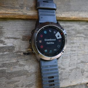 Rychlé volby na hodinkách Garmin Fenix 6X PRO