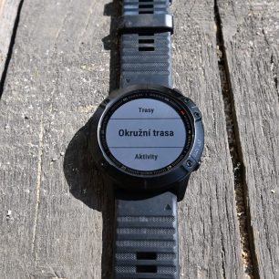 Výpočet okružní trasy pro běh a kolo - Garmin Fenix 6X PRO